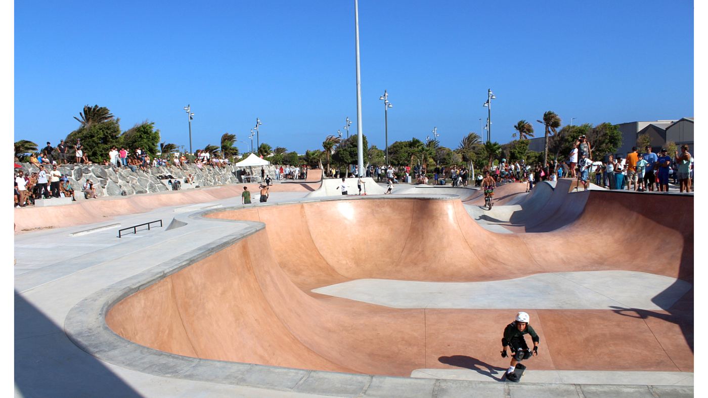 Kanariøyenes største skatepark ligger på Gran Canaria.