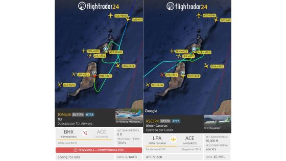 Calima skaper problemer for flytrafikken.