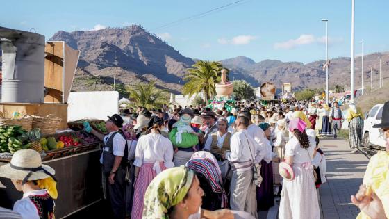 Romeria i Mogán kommune.