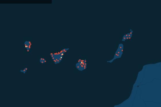 Dekningskart Kanariøyene