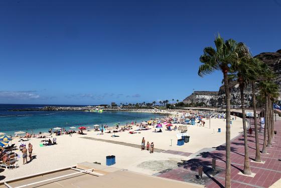 Amadores-stranden i Mogán kommune sørvest på Gran Canaria