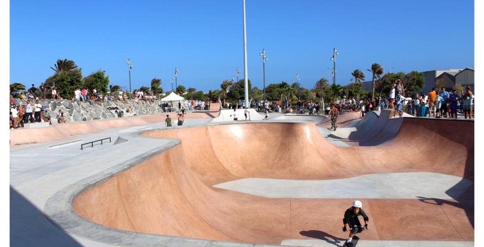 Kanariøyenes største skatepark ligger på Gran Canaria.