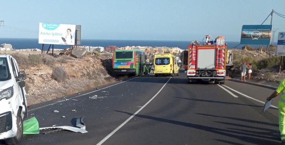 Alvorlig trafikkulykke på Tenerife.