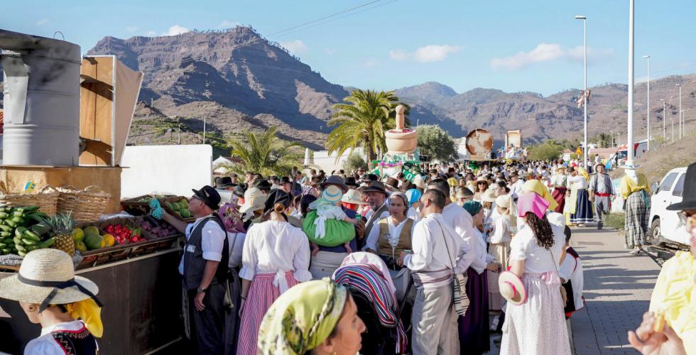 Romeria i Mogán kommune.