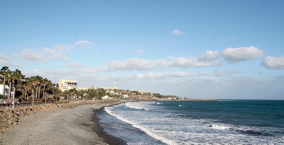 Stranden ved Bahia Feliz, Gran Canaria