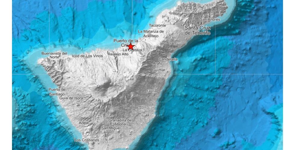 Jordskjelv på Tenerife 8.desember 2024