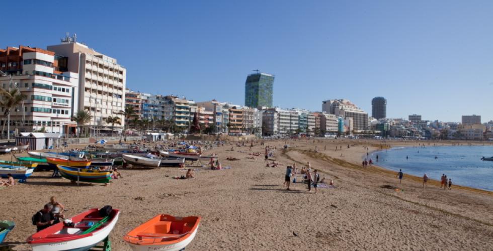 Las Palmas på Gran Canaria.