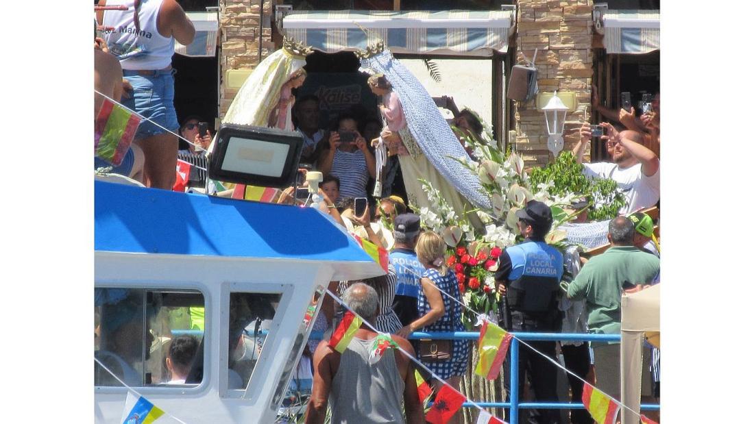 Fiesta del Carmen i Puerto de Mogan.